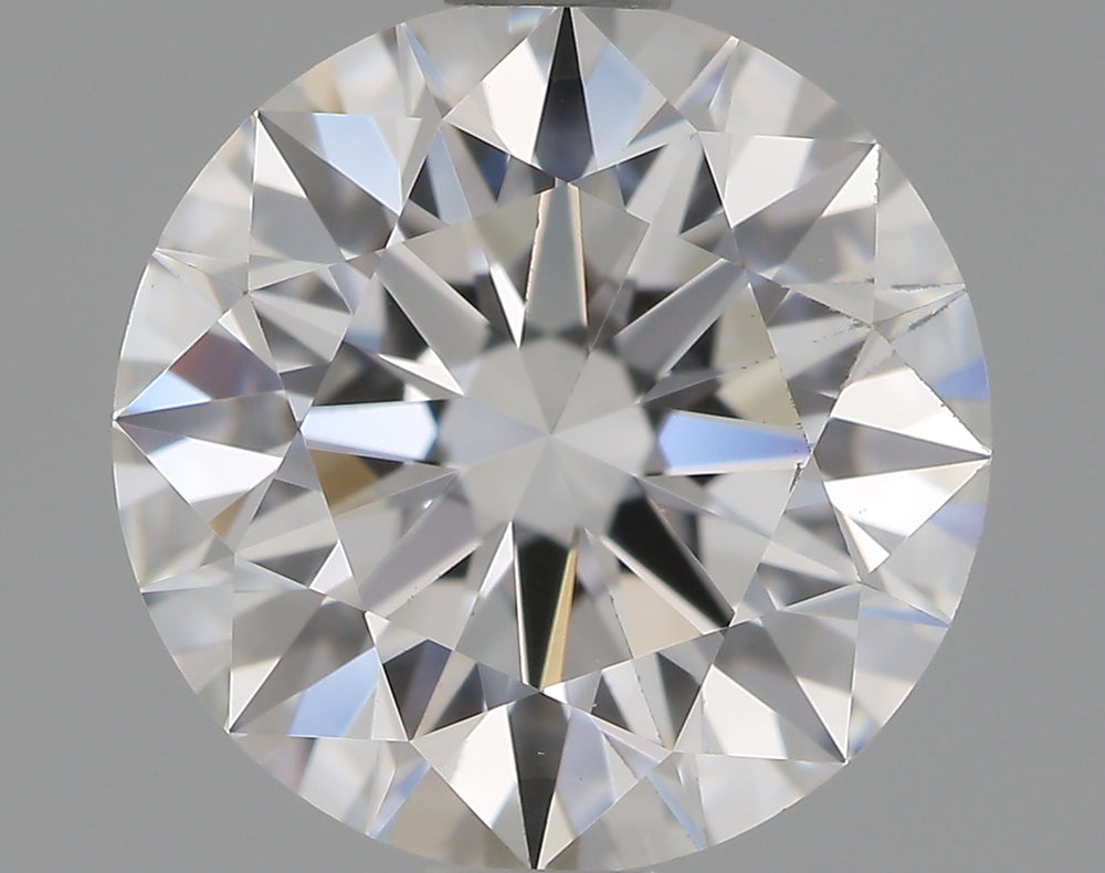 1.52 Carat Round Lab Diamond with  Cut Diamond in 14KT  view 1

