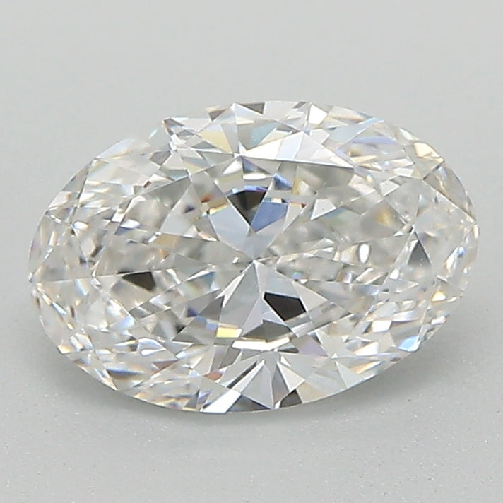 1.14 Carat Oval Lab Diamond with  Cut Diamond in 14KT  view 1
