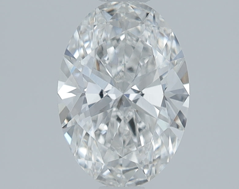 1.12 Carat Oval Lab Diamond with  Cut Diamond in 14KT  view 1
