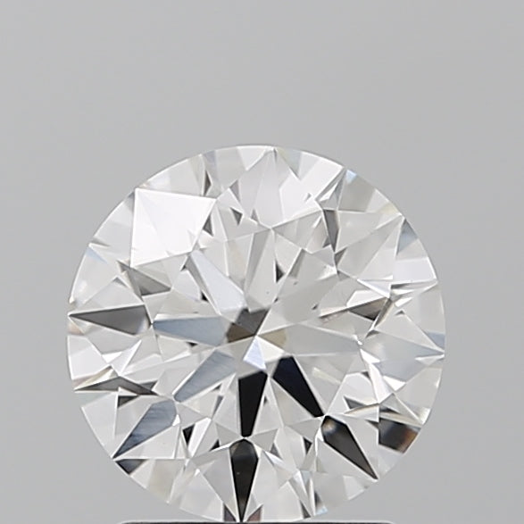 1.6 Carat Round Lab Diamond with  Cut Diamond in 14KT  view 1
