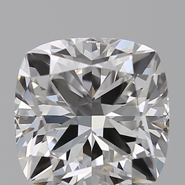 1.08 Carat Cushion Lab Diamond with  Cut Diamond in 14KT  view 1
