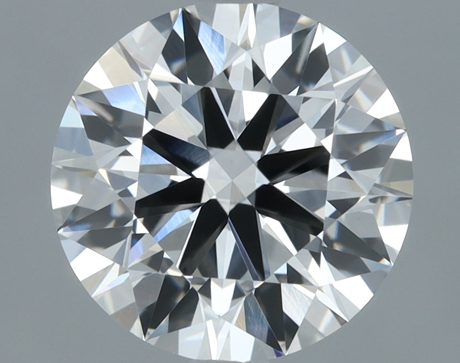 1.69 Carat Round Lab Diamond with  Cut Diamond in 14KT  view 1
