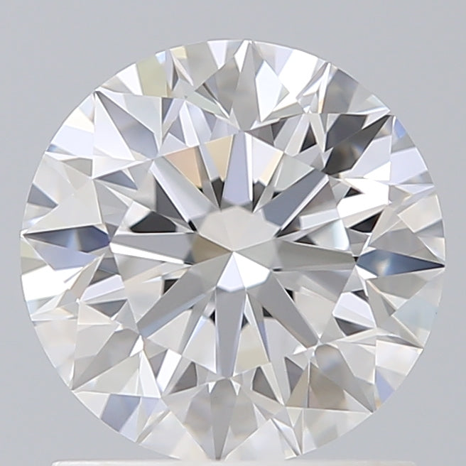 1.32 Carat Round Lab Diamond with  Cut Diamond in 14KT  view 1
