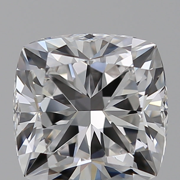 1.5 Carat Cushion Lab Diamond with  Cut Diamond in 14KT  view 1
