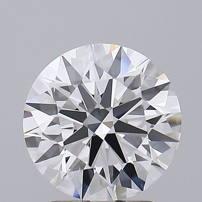 2.23 Carat Round Lab Diamond with  Cut Diamond in 14KT  view 1
