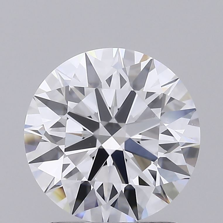 1.52 Carat Round Lab Diamond with  Cut Diamond in 14KT  view 1
