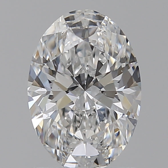 1.08 Carat Oval Lab Diamond with  Cut Diamond in 14KT  view 1
