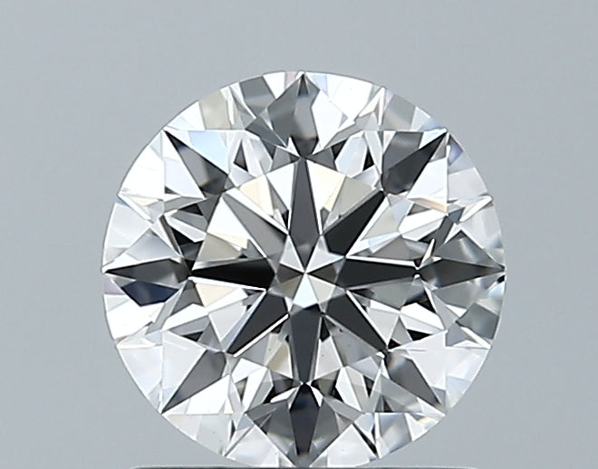 1.16 Carat Round Lab Diamond with  Cut Diamond in 14KT  view 1
