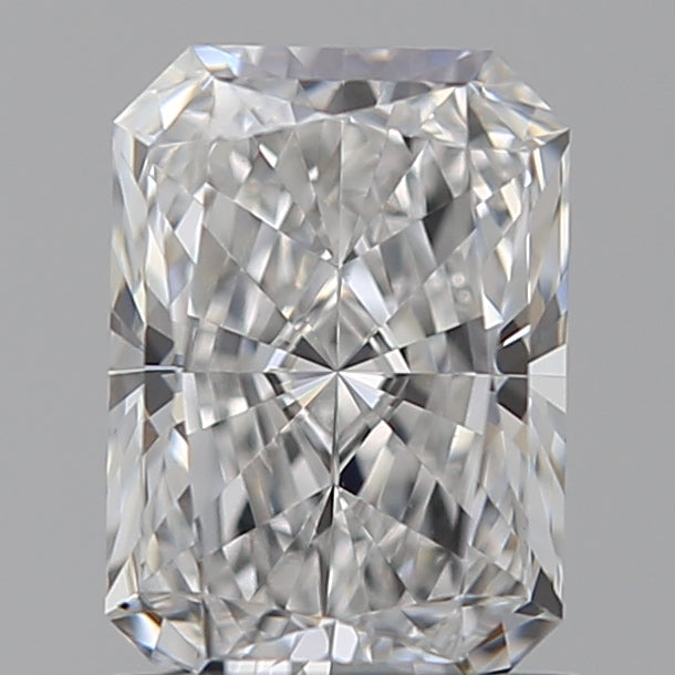 1.03 Carat Radiant Lab Diamond with  Cut Diamond in 14KT  view 1
