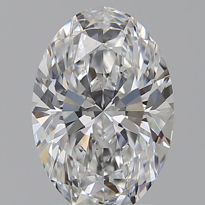1.76 Carat Oval Lab Diamond with  Cut Diamond in 14KT  view 1
