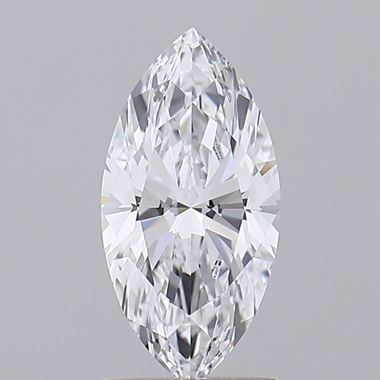 1.4 Carat Marquise Lab Diamond with  Cut Diamond in 14KT  view 1

