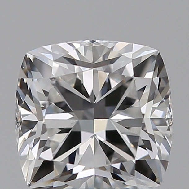 1.08 Carat Cushion Lab Diamond with  Cut Diamond in 14KT  view 1
