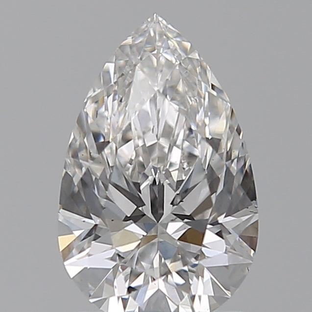 1.09 Carat Pear Lab Diamond with  Cut Diamond in 14KT  view 1
