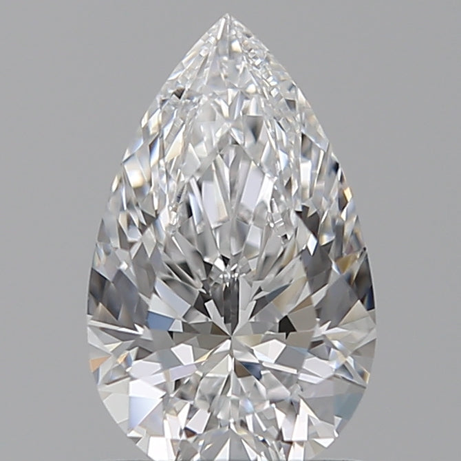 1.08 Carat Pear Lab Diamond with  Cut Diamond in 14KT  view 1
