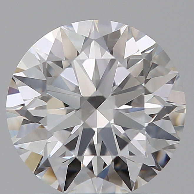 1.4 Carat Round Lab Diamond with  Cut Diamond in 14KT  view 1

