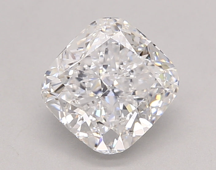 1.02 Carat Cushion Lab Diamond with  Cut Diamond in 14KT  view 1
