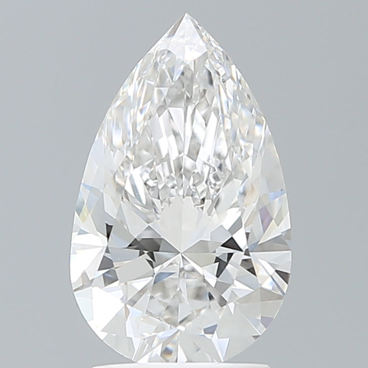 1.86 Carat Pear Lab Diamond with  Cut Diamond in 14KT  view 1
