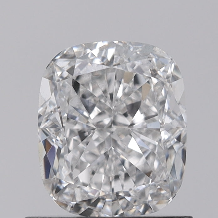 1.0 Carat Cushion Lab Diamond with  Cut Diamond in 14KT  view 1

