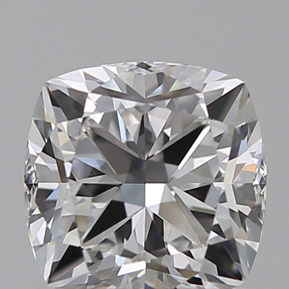 1.0 Carat Cushion Lab Diamond with  Cut Diamond in 14KT  view 1
