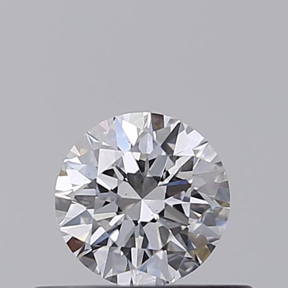 0.31 Carat Round lab Diamond with  Cut Diamond in 14KT  view 1
