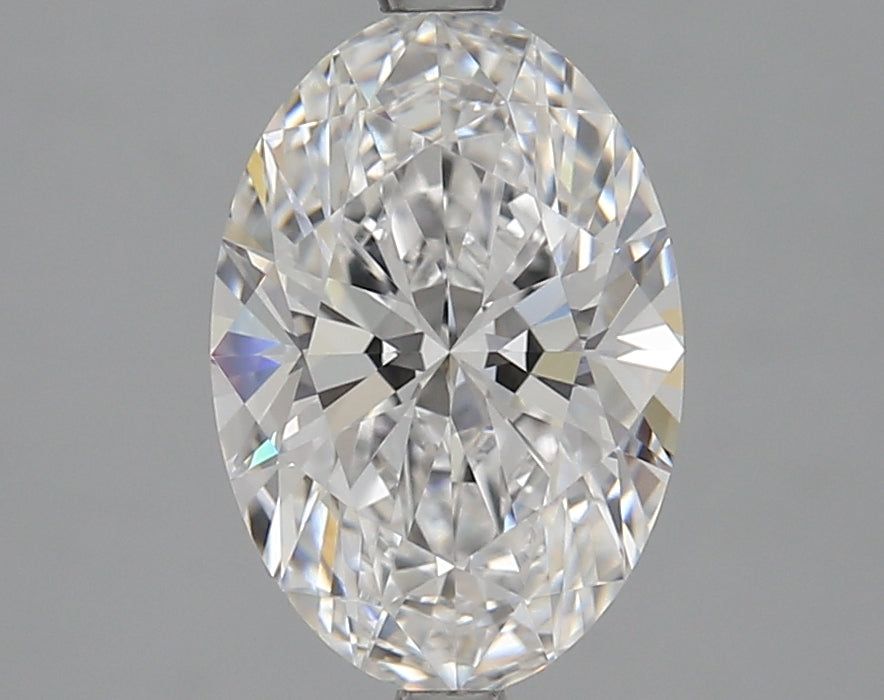 2.59 Carat Oval Lab Diamond with  Cut Diamond in 14KT  view 1

