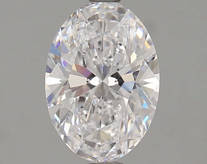 1.52 Carat Oval Lab Diamond with  Cut Diamond in 14KT  view 1
