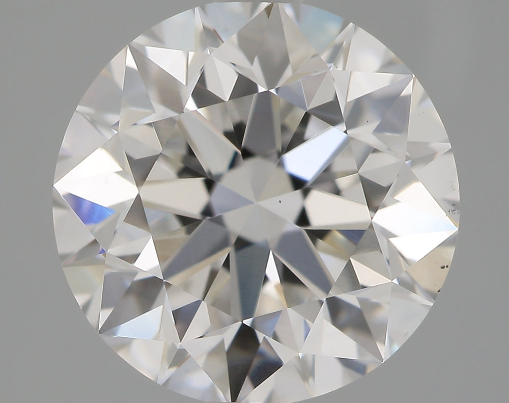 2.53 Carat Round Lab Diamond with  Cut Diamond in 14KT  view 1
