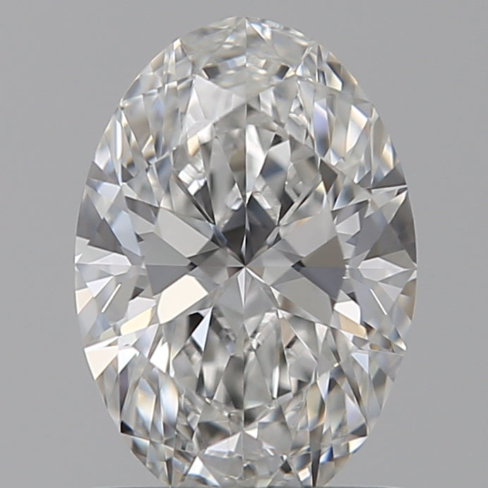 1.09 Carat Oval Lab Diamond with  Cut Diamond in 14KT  view 1
