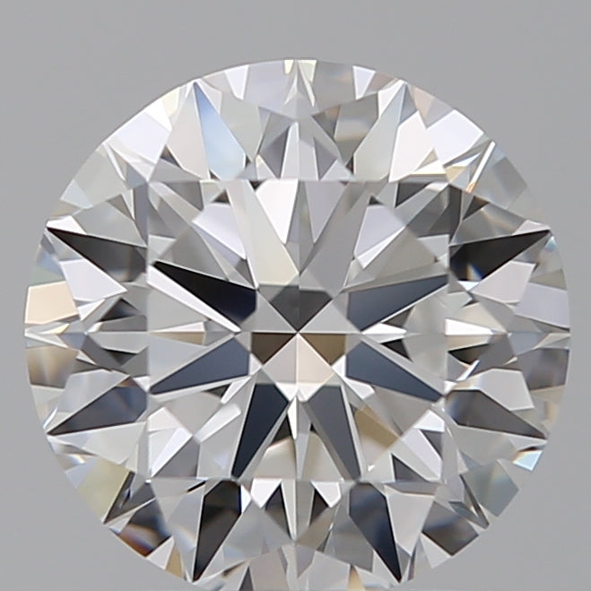 1.76 Carat Round Lab Diamond with  Cut Diamond in 14KT  view 1
