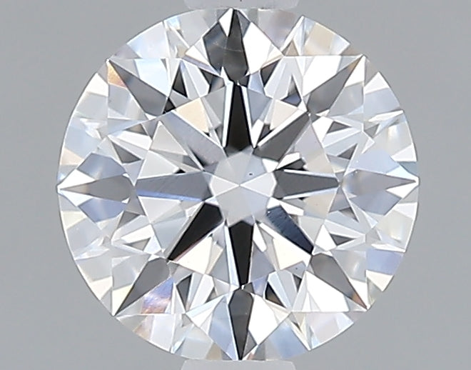 1.11 Carat Round Lab Diamond with  Cut Diamond in 14KT  view 1
