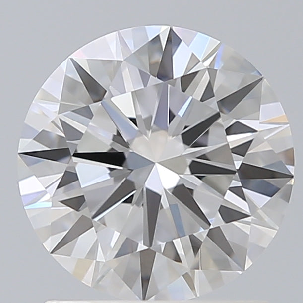 1.51 Carat Round Lab Diamond with  Cut Diamond in 14KT  view 1
