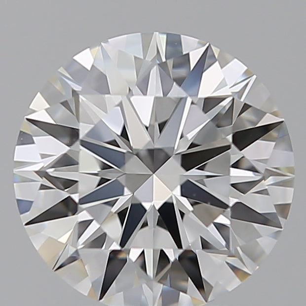 1.76 Carat Round Lab Diamond with  Cut Diamond in 14KT  view 1
