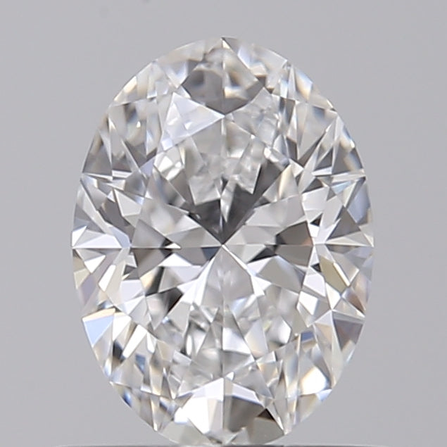 0.75 Carat Oval Lab Diamond with  Cut Diamond in 14KT  view 1

