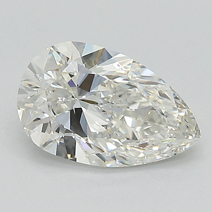 1.0 Carat Pear Lab Diamond with  Cut Diamond in 14KT  view 1
