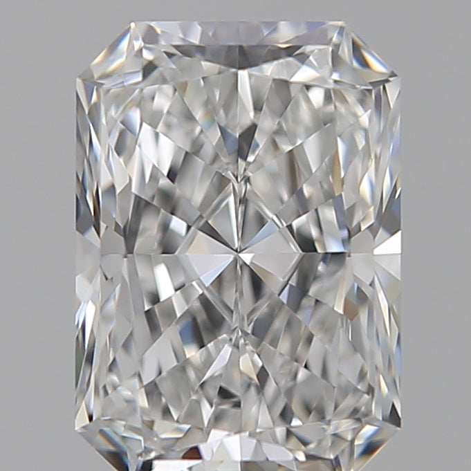 1.52 Carat Radiant Lab Diamond with  Cut Diamond in 14KT  view 1
