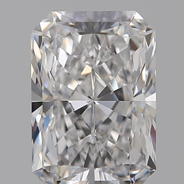1.03 Carat Radiant Lab Diamond with  Cut Diamond in 14KT  view 1

