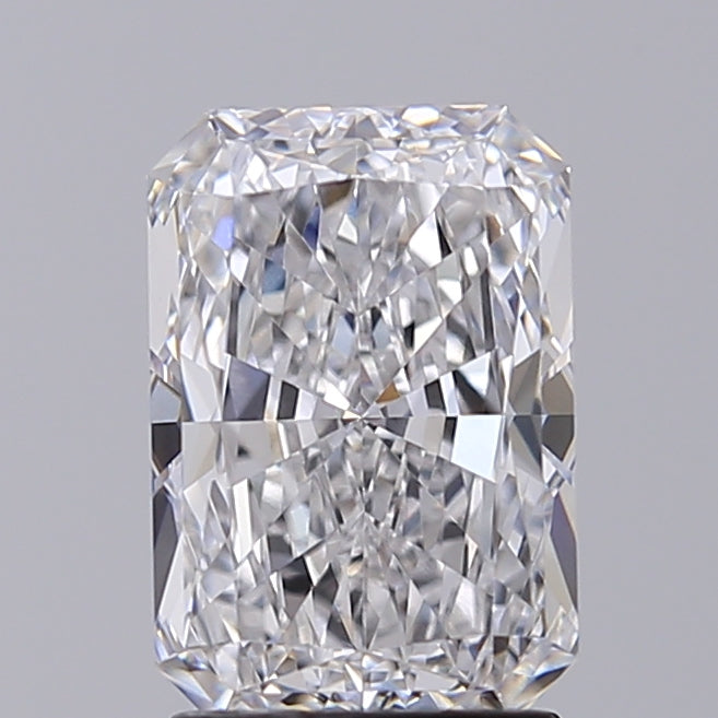 2.13 Carat Radiant Lab Diamond with  Cut Diamond in 14KT  view 1
