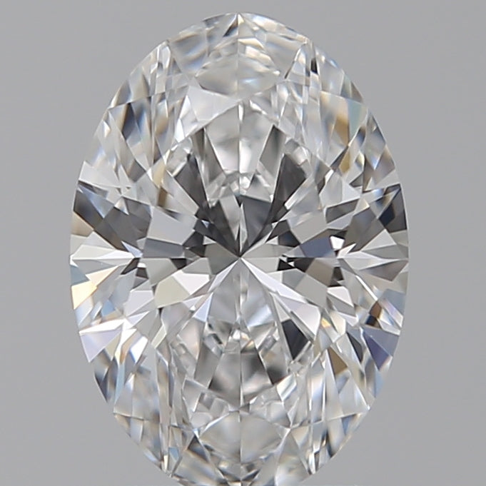 1.27 Carat Oval Lab Diamond with  Cut Diamond in 14KT  view 1
