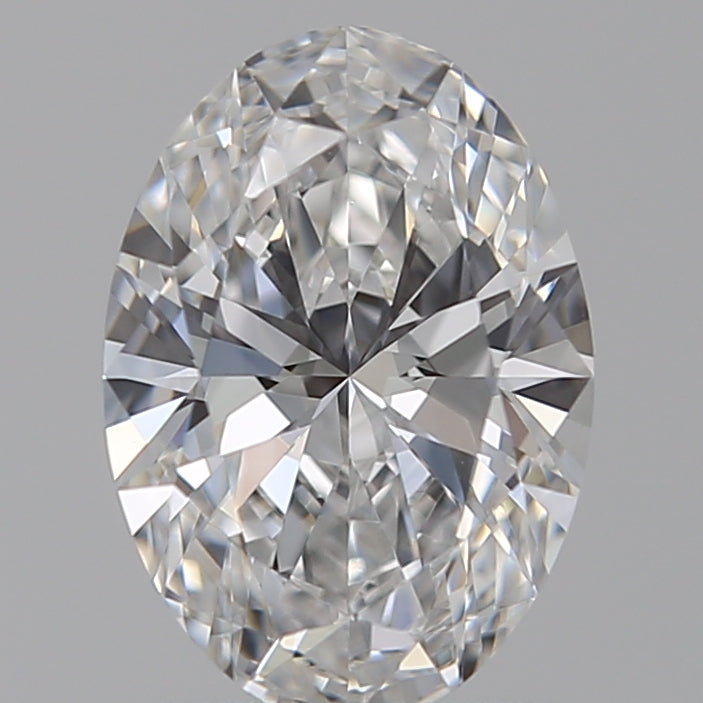 1.09 Carat Oval Lab Diamond with  Cut Diamond in 14KT  view 1
