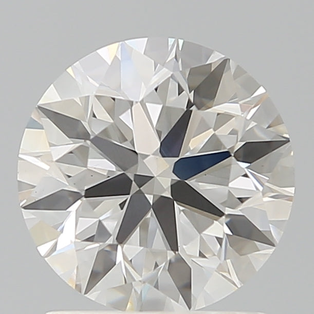 1.59 Carat Round Lab Diamond with  Cut Diamond in 14KT  view 1
