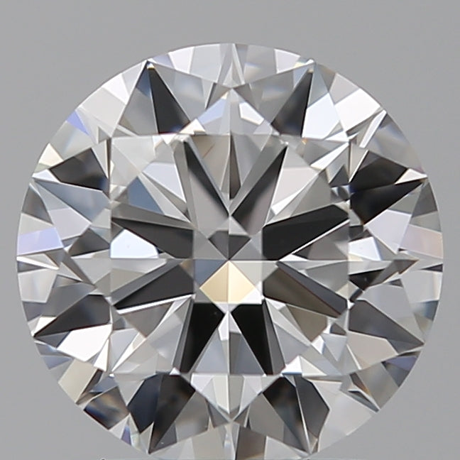 1.75 Carat Round Lab Diamond with  Cut Diamond in 14KT  view 1
