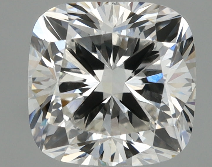 1.07 Carat Cushion Lab Diamond with  Cut Diamond in 14KT  view 1
