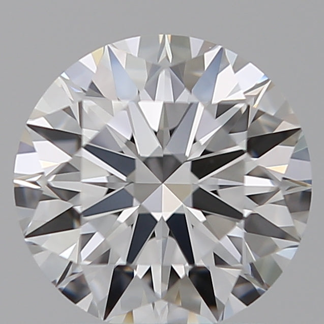 1.29 Carat Round Lab Diamond with  Cut Diamond in 14KT  view 1
