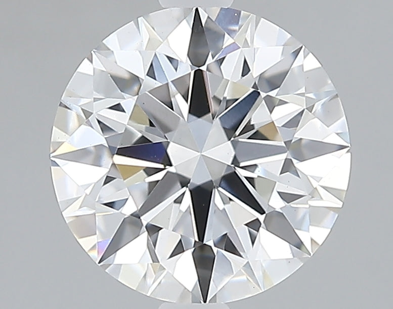 1.8 Carat Round Lab Diamond with  Cut Diamond in 14KT  view 1
