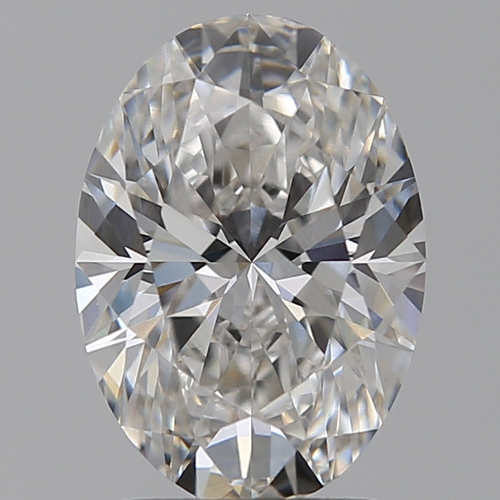 2.27 Carat Oval Lab Diamond with  Cut Diamond in 14KT  view 1
