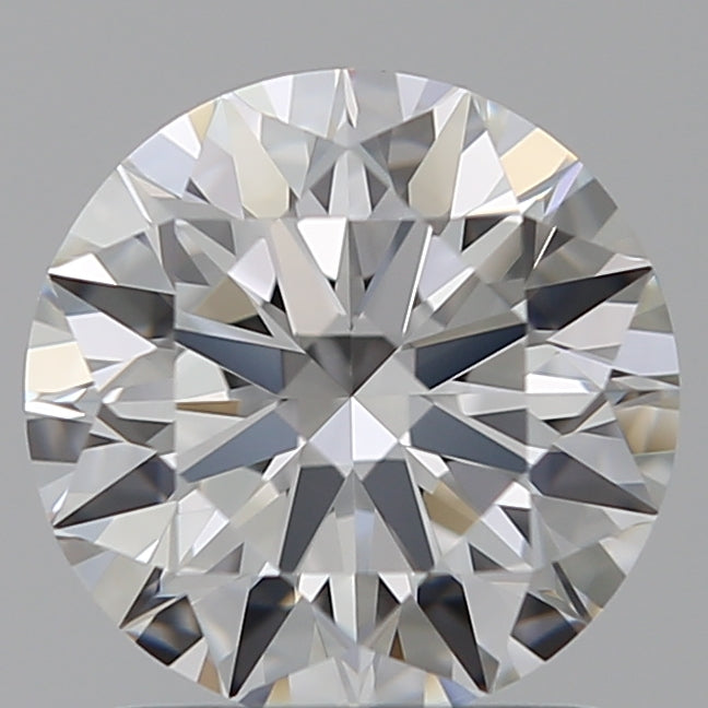 1.41 Carat Round Lab Diamond with  Cut Diamond in 14KT  view 1
