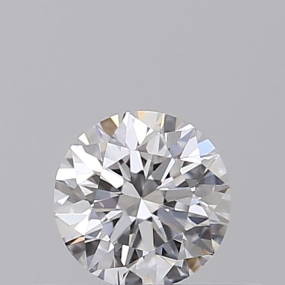 0.3 Carat Round lab Diamond with  Cut Diamond in 14KT  view 1

