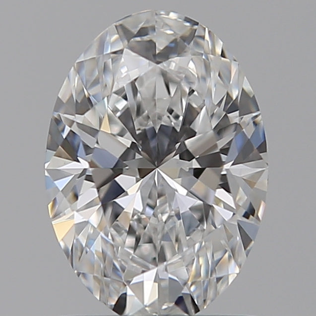 1.09 Carat Oval Lab Diamond with  Cut Diamond in 14KT  view 1
