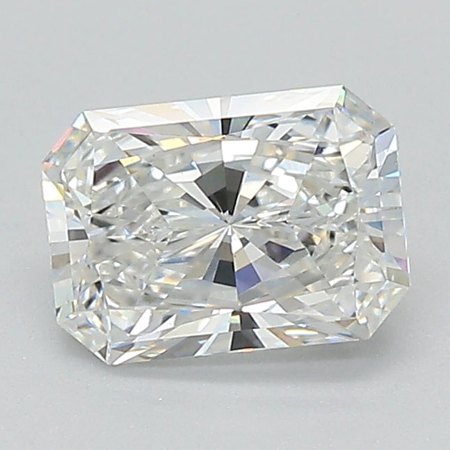 1.04 Carat Radiant Lab Diamond with  Cut Diamond in 14KT  view 1
