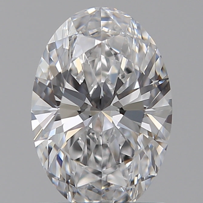 1.09 Carat Oval Lab Diamond with  Cut Diamond in 14KT  view 1
